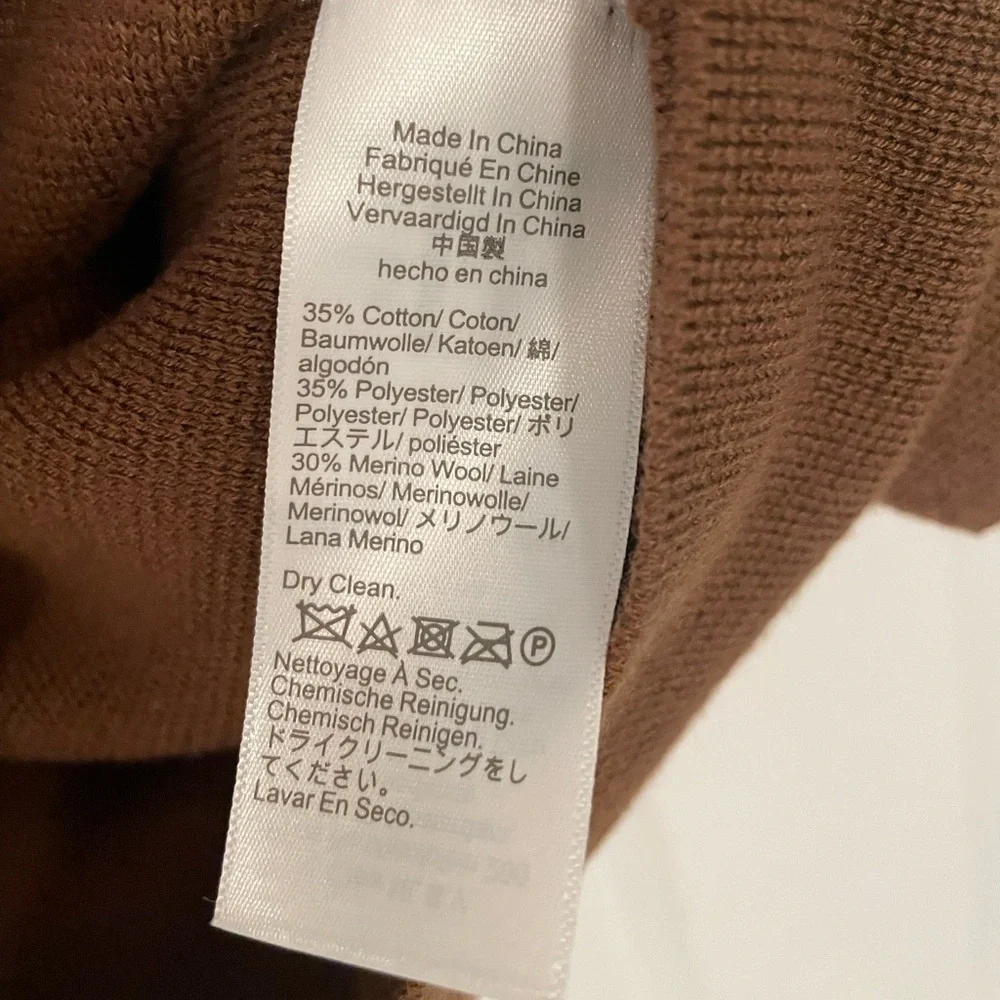 NWT! J. Crew Giselle V-Neck Cardigan, Brown, XS - Picture 6 of 7
